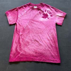 Custom y2k “Autumn” tee with unique artwork